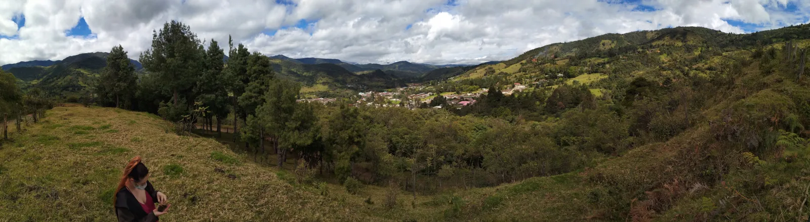 Vista panorámica 360° del terreno